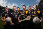 16 April 2014; Opel GAA ambassadors, from left to right, Ciaran Kilkenny, Dublin, Jackie Tyrrell, Kilkenny, Eoin Cadogan, Cork, Michael Darragh MacAuley, Dublin, Joe Canning, Galway, and Colm Cooper, Kerry, in attendance at the launch of the Opel Kit for Clubs 2014. For every test drive, car service or Opel purchase made through the Opel dealer network, your local GAA club is awarded points that can be redeemed against high quality kit for your club! Log onto opelkitforclubs.com and start earning points today. Croke Park, Dublin. Picture credit: David Maher / SPORTSFILE