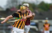 20 April 2014; John Power, Kilkenny, is tackled by Daithí Burke, Galway. Allianz Hurling League Division 1 semi-final, Kilkenny v Galway, Gaelic Grounds, Limerick. Picture credit: Ray McManus / SPORTSFILE