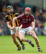 20 April 2014; Cathal Mannion, Galway, in action against JJ Delaney, Kilkenny. Allianz Hurling League Division 1 semi-final, Kilkenny v Galway, Gaelic Grounds, Limerick. Picture credit: Diarmuid Greene / SPORTSFILE