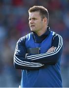 19 April 2014; Dessie Farrell, Dublin manager. Cadbury GAA Football U21 Championship Semi-Final, Cavan v Dublin, O'Moore Park, Portlaoise, Co. Laois.  Picture credit: Brendan Moran / SPORTSFILE