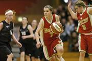 31 January 2006; Claire Rockall, Calasanctius Oranmore. Schools Basketball Cup Finals, Girls U16 A, Calasanctius Oranmore v St. Vincents, Cork, National Basketball Arena, Tallaght, Dublin. Picture credit: Brendan Moran / SPORTSFILE