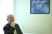 20 January 2006; Pat Hickey, President of the Olympic Council of Ireland and Secretary General of the European Olympic Committee. Upper Dorset Street, Dublin. Picture credit: Brendan Moran / SPORTSFILE