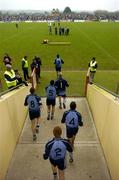 5 February 2006; The Dublin team take to the field for the first time this season in the National League. Allianz National Football League, Division 1A, Round 1, Tyrone v Dublin, Healy Park, Omagh, Co. Tyrone. Picture credit: Matt Browne / SPORTSFILE