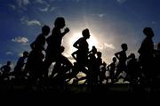 8 February 2006; Runners competing during the  Senior Boys event. Kit Kat Leinster Schools Cross Country Championships, St. Clare's Sportsground, DCU, Dublin. Picture credit: Brian Lawless / SPORTSFILE