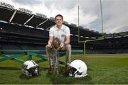 25 April 2014; Former Dublin Footballer Tomás Quinn visits Croke Park to meet up with members of the University of Central Florida and Penn State University as both colleges finalise their plans for the Croke Park Classic which takes place in GAA HQ on August 30th. Tickets for the Croke Park Classic are on sale now from www.ticketmaster.ie and www.tickets.ie. For further information, check out www.crokeparkclassic.ie. Croke Park Classic April Visit and Media Day, Croke Park, Dublin. Picture credit: David Maher / SPORTSFILE