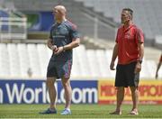 26 April 2014; Munster's Paul O'Connell, left, and head coach Rob Penney during the Munster squad Captain's Run ahead of their Heineken Cup semi-final against Toulon on Sunday. Munster Squad Captain's Run, Stade Vélodrome, Marseille, France. Picture credit: Diarmuid Greene / SPORTSFILE