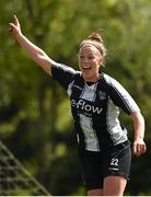 27 April 2014; Mary Waldron, Raheny United, celebrates after scoring her side's first goal. Bus Éireann Women's National League Final Round, Shamrock Rovers v Raheny United, AUL Complex, Clonshaugh, Dublin. Photo by Sportsfile