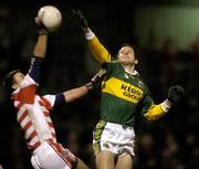 11 February 2006; Eoin Brosnan, Kerry, in action against Alan Quirke, Cork. Allianz National Football League, Division 1A, Round 2, Cork v Kerry, Pairc Ui Rinn, Cork. Picture credit: Pat Murphy / SPORTSFILE