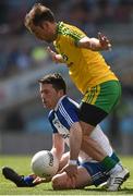 27 April 2014; Chris McGuinness, Monaghan, in action against Karl Lacey, Donegal. Allianz Football League Division 2 Final, Donegal v Monaghan, Croke Park, Dublin. Picture credit: Ray McManus / SPORTSFILE