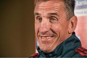 29 April 2014; Munster head coach Rob Penney during a press conference ahead of their Celtic League 2013/14, Round 21, game against Edinburgh on Saturday. Munster Rugby Press Conference, Cork Institute of Technology, Bishopstown, Cork. Picture credit: Diarmuid Greene / SPORTSFILE