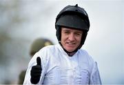 30 April 2014; Jockey Barry Geraghty after winning the Irish Daily Mirror Novice Hurdle on Beat That. Punchestown Racecourse, Punchestown, Co. Kildare. Picture credit: Matt Browne / SPORTSFILE