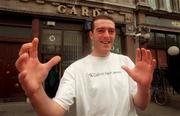 11 June 1999; Roscommon goalkeeper Derek Thompson during a feature at the Garda Station on O'Connell Street in Dublin. Photo by David Maher/Sportsfile