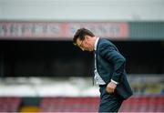 2 May 2014; Derry City manager Roddy Collins reacts to a missed chance for his team. Airtricity League Premier Division, Bohemians v Derry City, Dalymount Park, Dublin. Picture credit: Piaras Ó Mídheach / SPORTSFILE