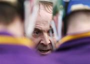 19 February 2006; Seamus Murphy, Wexford, Manager with his players before the start of the game against Waterford. Allianz National Hurling League, Division 1A, Round 1, Waterford v Wexford, Fraher Field, Dungarvan, Co. Waterford. Picture credit: Matt Browne / SPORTSFILE
