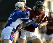 3 March 2006; Peter O'Brien, NUI Galway, in action against Alan Kirwan, Waterford IT. Datapac Fitzgibbon Cup Semi-Final, NUI Galway v Waterford IT, Mardyke, UCC, Cork. Picture credit: Matt Browne / SPORTSFILE