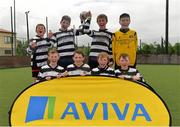 7 May 2014; The Granagh N.S., Co. Limerick team, celebrate with the cup after winning the Aviva Health FAI Primary School 5’s Section A. Aviva Health FAI Primary School 5’s, Munster Finals. Nenagh AFC, Old Birr Road, Nenagh, Co Tipperary. Picture credit: Diarmuid Greene / SPORTSFILE