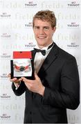 7 May 2014; Ulster and Ireland winger Andrew Trimble who was presented with the 2014 Hibernia College IRUPA Players’ Player of the Year award. This was Andrew’s third IRUPA Award, he was named Young Player of the Year in 2006 and won Try of the Year in 2010. Hibernia College IRUPA Rugby Player Awards 2014, Burlington Hotel, Dublin. Picture credit: Brendan Moran / SPORTSFILE