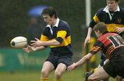 8 March 2006; Harry Murphy, King's Hospital, in action against Paul Whelan, CBC Monkstown. Vinnie Murray Cup Final, King's Hospital v CBC Monkstown, DLSP, Kiltiernan, Co. Wicklow. Picture credit: Matt Browne / SPORTSFILE