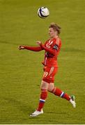 7 May 2014; Ksenia Tsybutovich, Russia. FIFA Women's World Cup Qualifier, Republic of Ireland v Russia, Tallaght Stadium, Tallaght, Co. Dublin. Picture credit: Stephen McCarthy / SPORTSFILE