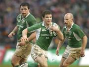 11 March 2006; Gordon D'Arcy, Ireland, in action against Scotland. RBS 6 Nations 2005-2006, Ireland v Scotland, Lansdowne Road, Dublin. Picture credit: Brendan Moran / SPORTSFILE