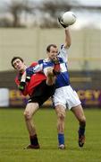 12 March 2006; Tom Kelly, Laois, in action against Ambrose Rodgers, Down. Allianz National Football League, Division 1B, Round 4, Laois v Down, O'Moore Park, Portlaoise, Co. Laois. Picture credit: Damien Eagers / SPORTSFILE