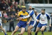 12 March 2006; Tony Griffin, Clare, in action against James Murray, Waterford. Allianz National Hurling League, Division 1A, Round 3, Waterford v Clare, Fraher Field, Dungarvan, Co. Waterford. Picture credit: Matt Browne / SPORTSFILE