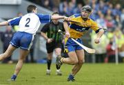 12 March 2006; Tony Carmody, Clare, in action against Brian Phelan, Waterford. Allianz National Hurling League, Division 1A, Round 3, Waterford v Clare, Fraher Field, Dungarvan, Co. Waterford. Picture credit: Matt Browne / SPORTSFILE