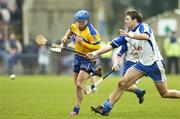 12 March 2006; Alan Markham, Clare, in action against Dan Shanahan, Waterford. Allianz National Hurling League, Division 1A, Round 3, Waterford v Clare, Fraher Field, Dungarvan, Co. Waterford. Picture credit: Matt Browne / SPORTSFILE