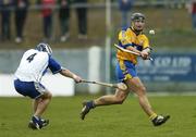 12 March 2006; Tony Carmody, Clare, in action against Eoin Murphy, Waterford. Allianz National Hurling League, Division 1A, Round 3, Waterford v Clare, Fraher Field, Dungarvan, Co. Waterford. Picture credit: Matt Browne / SPORTSFILE