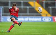 10 May 2014; Ian Keatley, Munster, kicks a penalty. Celtic League 2013/14, Round 22, Munster v Ulster, Thomond Park, Limerick. Picture credit: Diarmuid Greene / SPORTSFILE