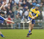 12 March 2006; Alan Markham, Clare, in action against Jack Kennedy, Waterford. Allianz National Hurling League, Division 1A, Round 3, Waterford v Clare, Fraher Field, Dungarvan, Co. Waterford. Picture credit: Matt Browne / SPORTSFILE