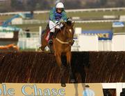 15 March 2006; You're Special, with Mr. Richard Harding up, clear the last on their way to winning the Fulke Walwyn Kim Muir Challenge Cup Handicap Steeple Chase. Cheltenham Festival, Prestbury Park, Cheltenham, England. Picture credit: Bendan Moran / SPORTSFILE