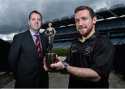 13 May 2014; The GAA/GPA All-Stars sponsored by Opel are delighted to announce Richie Hogan, Kilkenny, as the Player of the Month for April in hurling. Richie Hogan was presented with his GAA / GPA Player of the Month Award, for April, sponsored by Opel by Dave Sheeran, Managing Director of Opel Ireland. Croke Park, Dublin. Picture credit: David Maher / SPORTSFILE