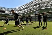 13 May 2014; A view during Shamrock Rovers squad training ahead of their friendly match against Liverpool on Wednesday. Shamrock Rovers Squad Training, Aviva Stadium, Lansdowne Road, Dublin. Picture credit: David Maher / SPORTSFILE