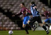 24 March 2006; James Keddy, Drogheda United, in action against Derek Pender, Dublin City. eircom League, Premier Division, Dublin City v Drogheda United, Dalymount Park, Dublin. Picture credit: Brian Lawless / SPORTSFILE