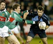 25 March 2006; Bryan Cullen, Dublin, is tackled by James Nallen, Mayo. Allianz National Football League, Division 1A, Round 6, Dublin v Mayo, Parnell Park, Dublin. Picture credit: Matt Browne / SPORTSFILE