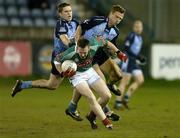 25 March 2006; David Heaney, Mayo, in action against Peader Andrews and Conal Keaney, Dublin. Allianz National Football League, Division 1A, Round 6, Dublin v Mayo, Parnell Park, Dublin. Picture credit: Matt Browne / SPORTSFILE