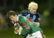 25 March 2006; Liam O'Malley, Mayo, is tackled by Dublin's Mark Vaughan. Allianz National Football League, Division 1A, Round 6, Dublin v Mayo, Parnell Park, Dublin. Picture credit: Matt Browne / SPORTSFILE