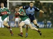 25 March 2006; David Heaney, Mayo, in action against Conal Keaney, Dublin. Allianz National Football League, Division 1A, Round 6, Dublin v Mayo, Parnell Park, Dublin. Picture credit: Matt Browne / SPORTSFILE