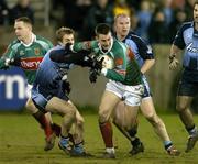 25 March 2006; Barry Moran, Mayo, in action against Paul Griffin, Dublin. Allianz National Football League, Division 1A, Round 6, Dublin v Mayo, Parnell Park, Dublin. Picture credit: Matt Browne / SPORTSFILE