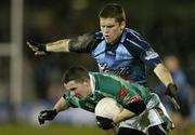 25 March 2006; Peadar Gardiner, Mayo, in action against Conal Keaney, Dublin. Allianz National Football League, Division 1A, Round 6, Dublin v Mayo, Parnell Park, Dublin. Picture credit: Matt Browne / SPORTSFILE