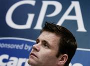 3 April 2006; Dessie Farrell, GPA Chief Executive, during a press conference to announce a list of demands from the GPA Executive to be sent to Croke Park. Jury's Croke Park Hotel, Dublin. Picture credit: David Maher / SPORTSFILE