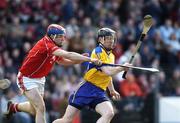 9 April 2006; Niall Gilligan, Clare, is tackled by Darragh McSweeney, Cork. Allianz National Hurling League, Division 1A, Round 5, Cork v Clare, Pairc Ui Rinn, Cork. Picture credit: Matt Browne / SPORTSFILE