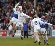 9 April 2006; Tom Kelly, Laois, in action against Killian Brennan, Kildare. Allianz National Football League, Division 1B, Round 7, Laois v Kildare, O'Moore Park, Portlaoise, Co. Laois. Picture credit: Brian Lawless / SPORTSFILE