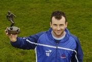 6 April 2006; Paul Keegan, Drogheda United, who was presented with the eircom / Soccer Writers Association of Ireland Player of the Month award. Mosney, Co. Meath. Picture credit: Damien Eagers / SPORTSFILE