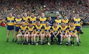 4 July 1999; The Clare team prior to the Munster Senior Hurling Championship Final match between Cork and Clare at Semple Stadium in Thurles, Tipperary. Photo by Brendan Moran/Sportsfile