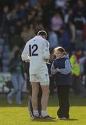 9 April 2006; Kildare's Ronan Sweeney signs an autograph after the match. Allianz National Football League, Division 1B, Round 7, Laois v Kildare, O'Moore Park, Portlaoise, Co. Laois. Picture credit: Brian Lawless / SPORTSFILE