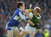16 April 2006; Colm Cooper, Kerry, in action against Padraig McMahon, Laois. Allianz National Football League, Division 1 Semi-Final, Kerry v Laois, Fitzgerald Stadium, Killarney, Co. Kerry. Picture credit: Brendan Moran / SPORTSFILE
