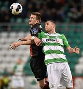 23 May 2014; Daniel Byrne, Bohemians, in action against Ciaran Kilduff, Shamrock Rovers. Airtricity League Premier Division, Shamrock Rovers v Bohemians, Tallaght Stadium, Tallaght, Co. Dublin. Picture credit: David Maher / SPORTSFILE