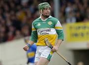 16 April 2006; Joe Bergin, Offaly, celebrates a point. Allianz National Hurling League, Division 1 Quarter-Final, Tipperary v Offaly, Semple Stadium, Thurles, Co. Tipperary. Picture credit: Brian Lawless / SPORTSFILE